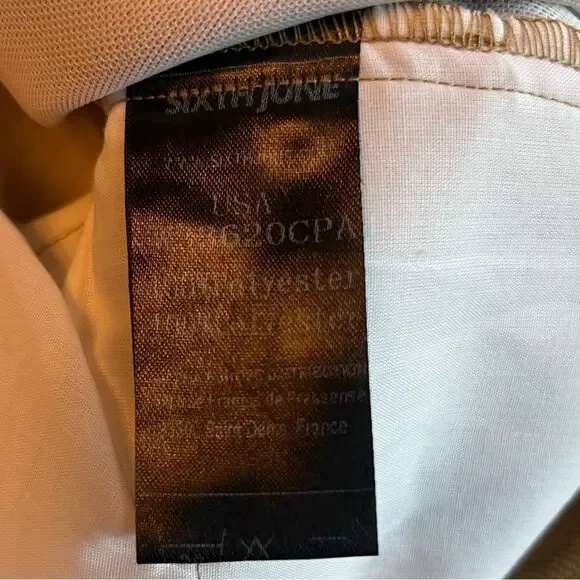 Sixth June Utility Corduroy Pants Sz XL Brown Large Pockets Side Straps Festival - Picture 9 of 9